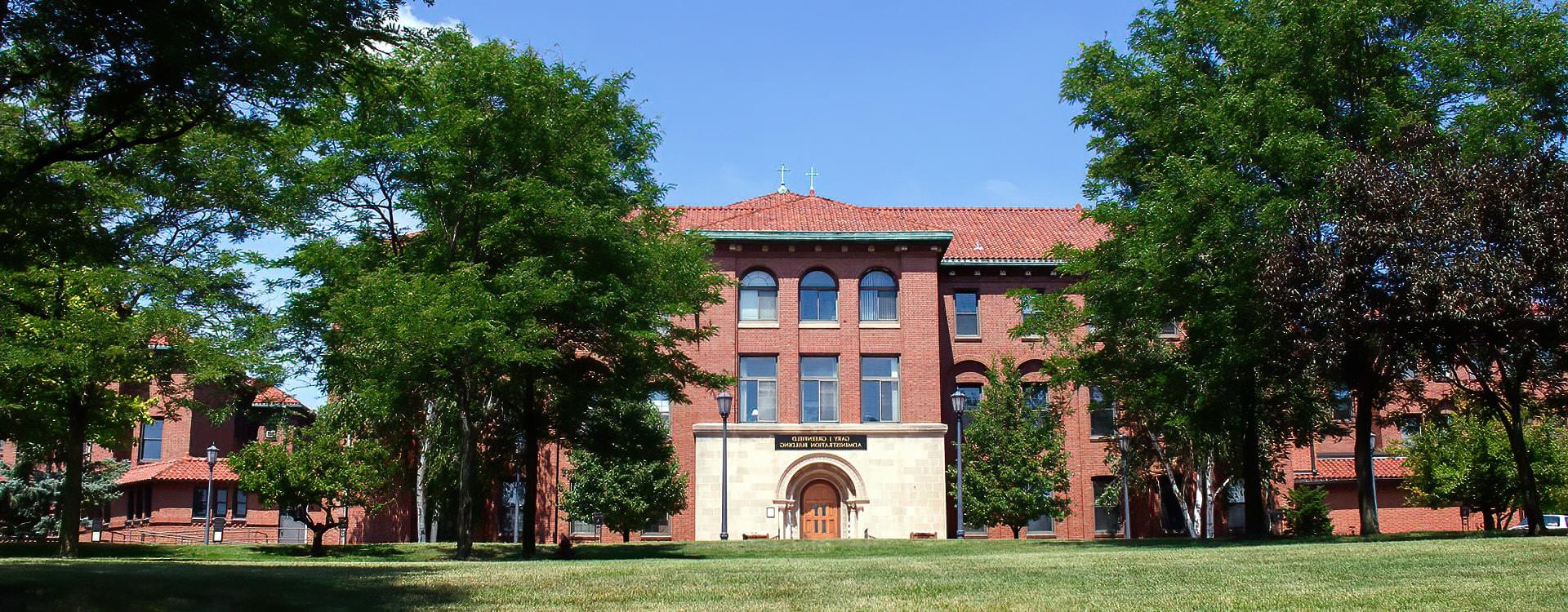 Exterior of Greenfield Administration Building